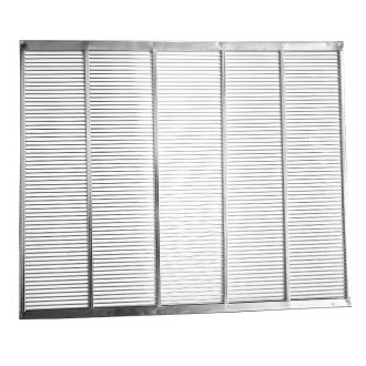 Műanyag anyarács fém 425x510 mm DE
