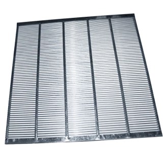 Műanyag anyarács rozsdamentes acél 435x435 mm DE