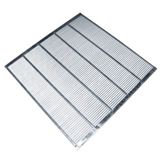 Műanyag anyarács rozsdamentes acél 435x435 mm DE