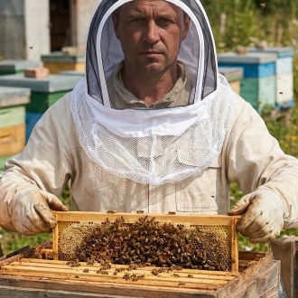 Mellarius védőkámzsa fátyollal