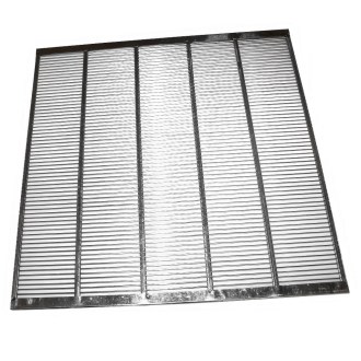 Műanyag anyarács fém 420x420 mm DE