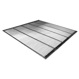 Műanyag anyarács fém 420x420 mm DE