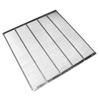 Műanyag anyarács fém 420x420 mm DE