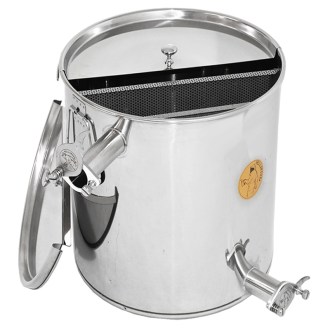 Mézpergető és derítő vödör Mellarius 60 l-re 2 szűrővel
