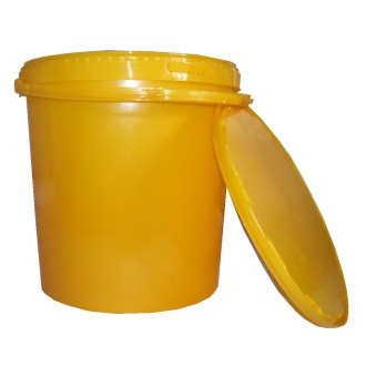 Műanyag mézestartály 25 kg sárga