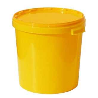 Mézesvödör műanyag 40 kg / 33 l - sárga