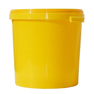 Mézesvödör műanyag 40 kg / 33 l - sárga