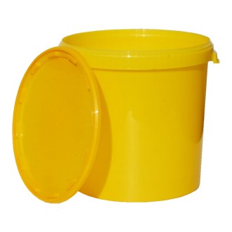 Mézesvödör műanyag 40 kg / 33 l - sárga