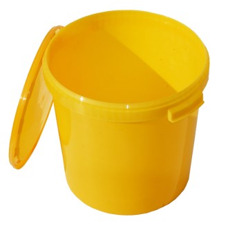 Mézesvödör műanyag 40 kg / 33 l - sárga