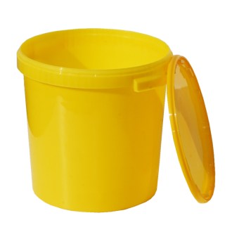 Mézesvödör műanyag 40 kg / 33 l - sárga