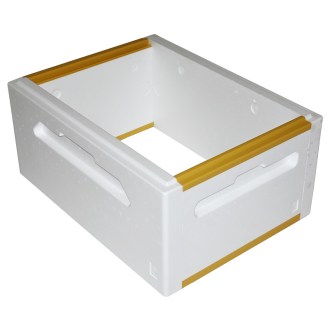 Polisztirol méretű méhkaptár 8 keretes 1/1 Langstroth - 232 mm
