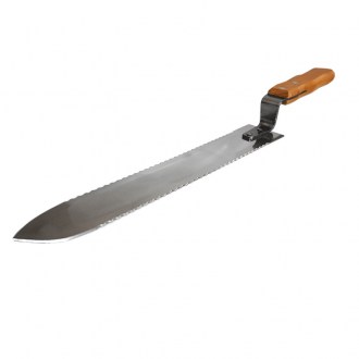 Fedelezőkés - fogazott - rozsdamentes acél - 28 cm