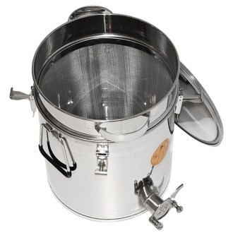 Kúpos szűrő préselés nélkül 25 kg-os edényekhez
