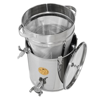 Kúpos szűrő préselés nélkül 35 kg-os edényekhez