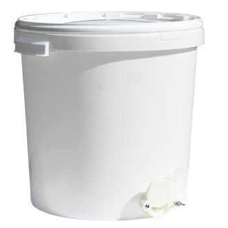 Mézpergető edény 40 kg-os csappal - fehér