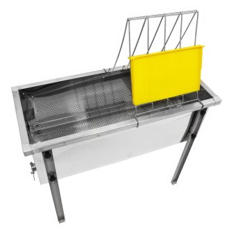 Mézes keret fedelező asztal Lysoň Optima - rozsdamentes acél kád - P 75 cm 39 x 24