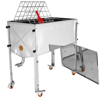 Fedőző asztal Mellarius MaxiLine fedéllel - 100 cm