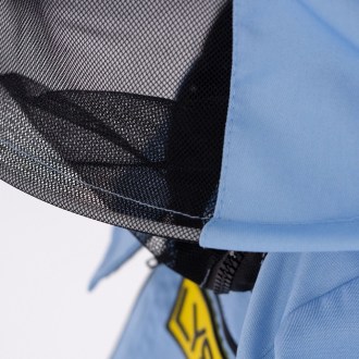 Méhészeti dzseki kalappal - kék - Lysoň, méret: S-XXL