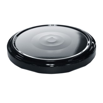 Befőző csavaros tető üvegre TO 82 - RBS - fekete - 700 db - teljes karton