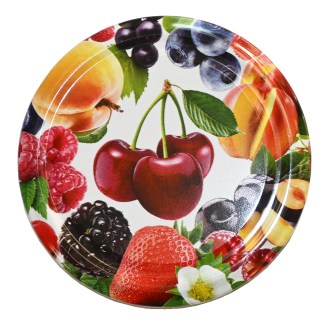 Befőző kupak TO 82 üveghez - RTS - Fruit 1 - 700 db - teljes doboz