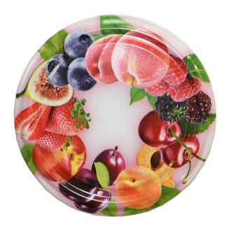 Befőző kupak TO 82 üveghez - RTS - Fruit 2 - 700 db - teljes doboz