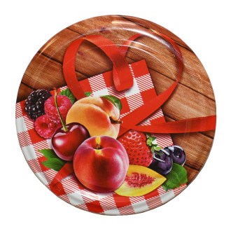 Befőző csavaros tető üvegre TO 82 - RTS - Fruit 3 - 700 db - teljes doboz