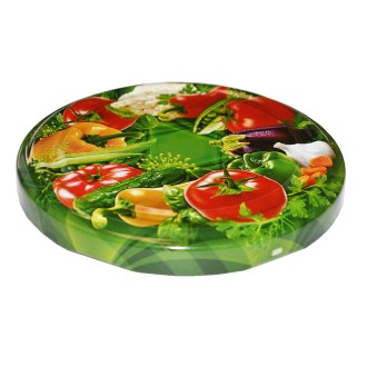 Befőző kupak TO 82 üveghez - RTS - Zöldség 2 - 700 db - teljes karton