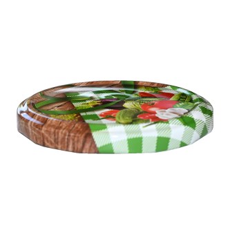 Befőző kupak TO 82 üveghez - RTS - Zöldség 3 - 700 db - teljes doboz