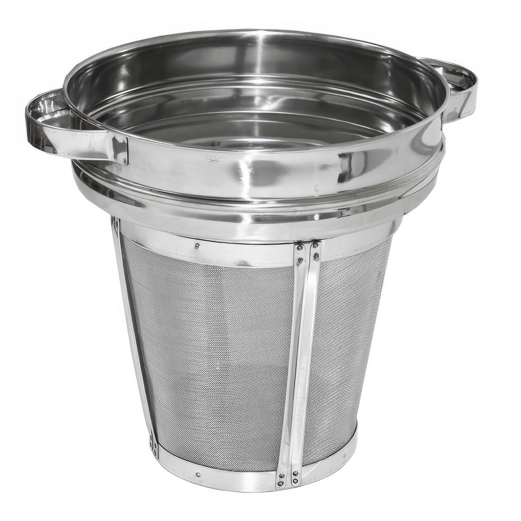 Kúpos szűrő 35 kg-os edényekhez