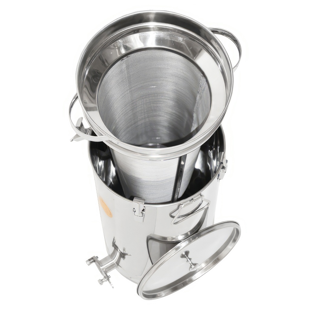 Kúpos szűrő 50 kg-os edényekhez