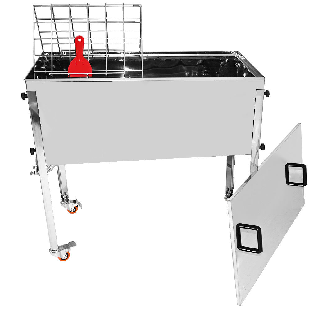 Fedőző asztal Mellarius MaxiLine fedéllel - 100 cm