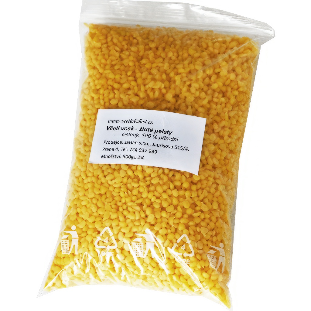 Méhviasz - sárga pellet - 500 g