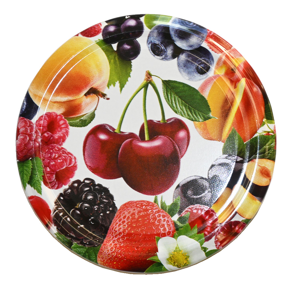 Befőző kupak TO 82 üveghez - RTS - Fruit 1 - 700 db - teljes doboz