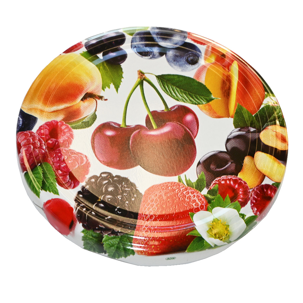 Befőző kupak TO 82 üveghez - RTS - Fruit 1 - 700 db - teljes doboz