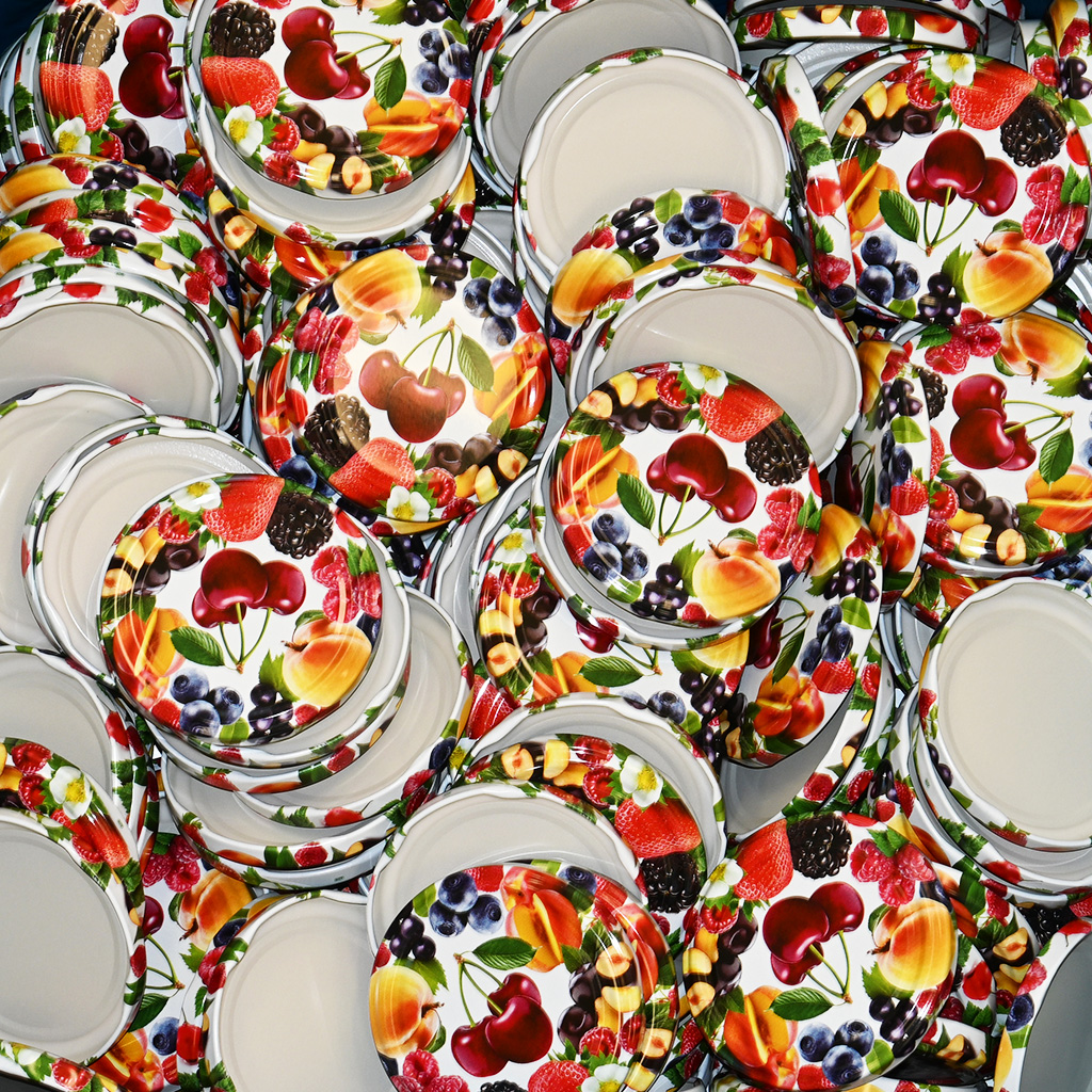 Befőző kupak TO 82 üveghez - RTS - Fruit 1 - 700 db - teljes doboz