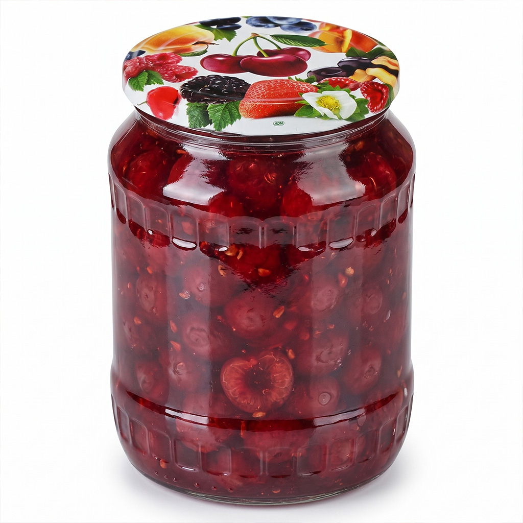 Befőző kupak TO 82 üveghez - RTS - Fruit 1 - 700 db - teljes doboz