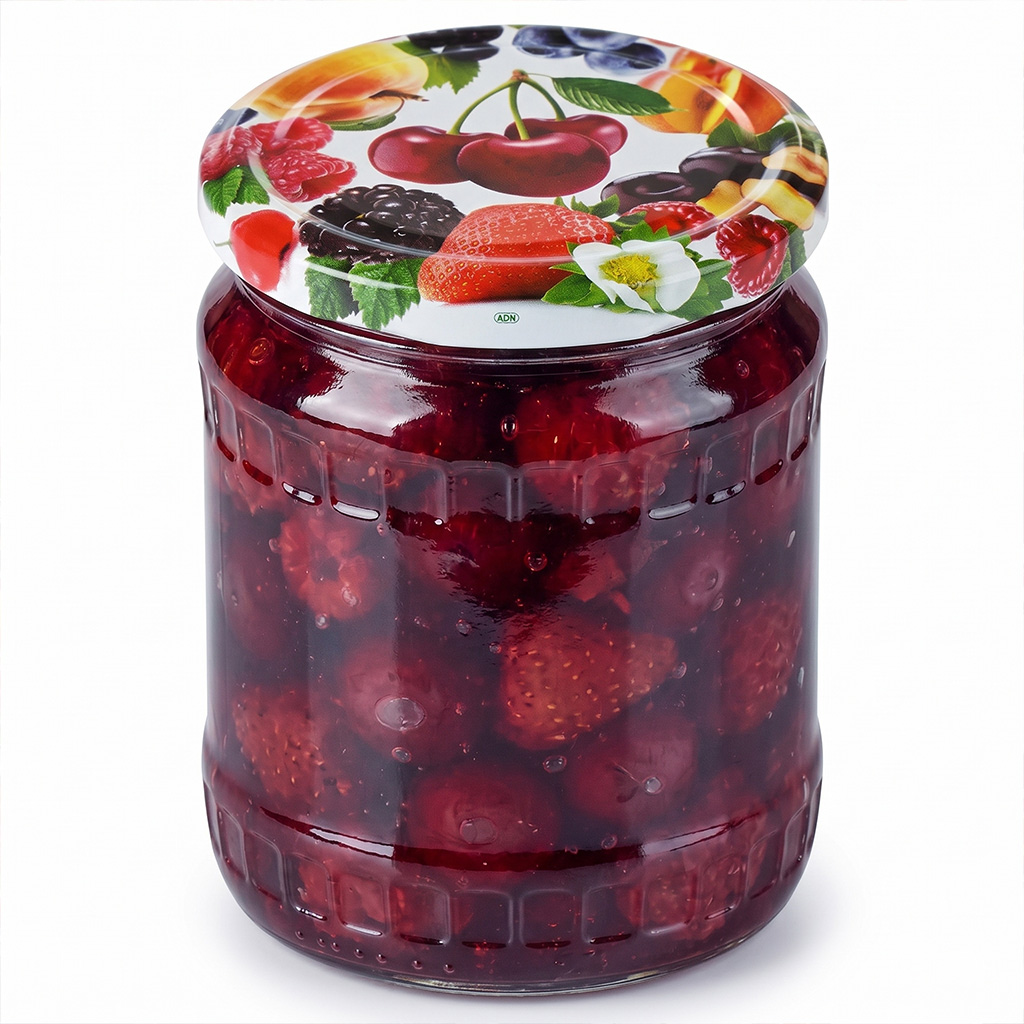 Befőző kupak TO 82 üveghez - RTS - Fruit 1 - 700 db - teljes doboz