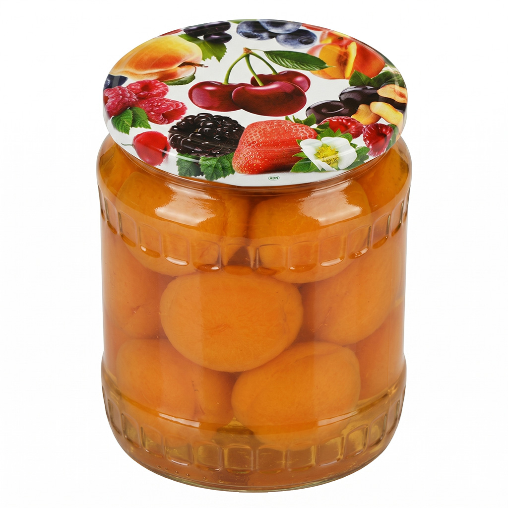 Befőző kupak TO 82 üveghez - RTS - Fruit 1 - 700 db - teljes doboz