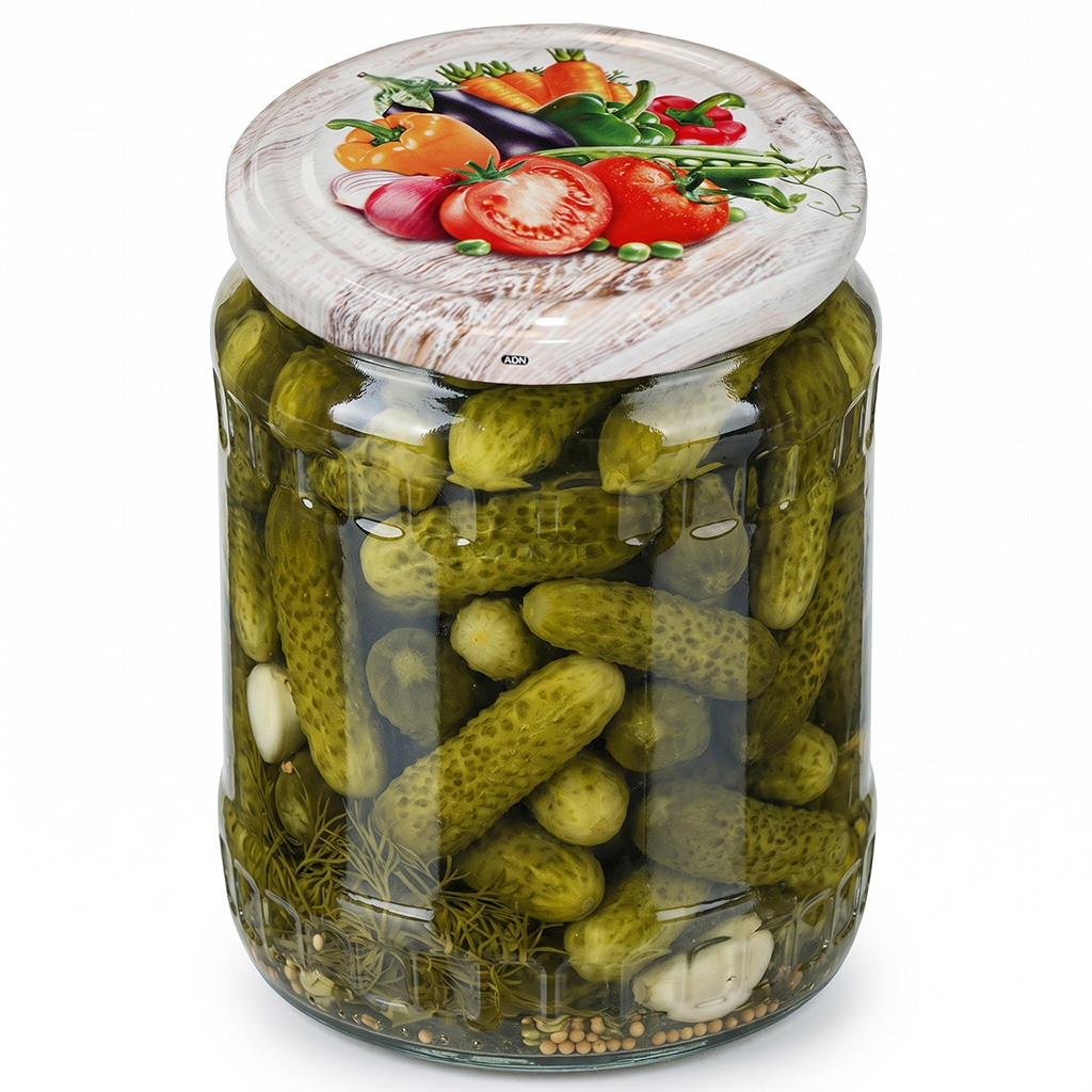Befőző kupak TO 82 üveghez - RTS - Zöldség 6 - 700 db - teljes doboz