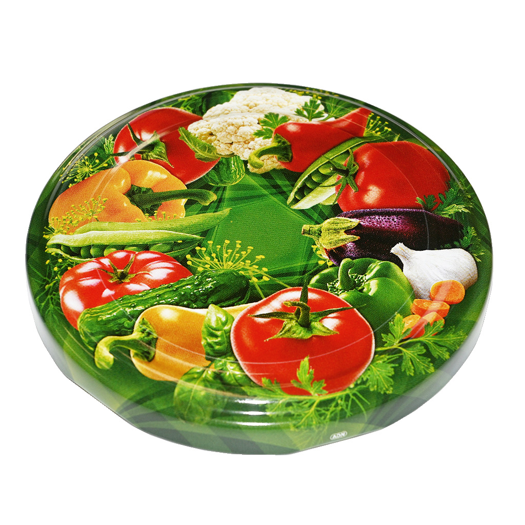 Befőző kupak TO 82 üveghez - RTS - Zöldség 2 - 700 db - teljes karton