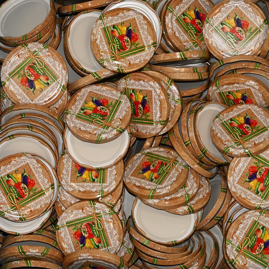 Befőző kupak TO 82 üveghez - RTS - Zöldség 4 - 700 db - teljes doboz
