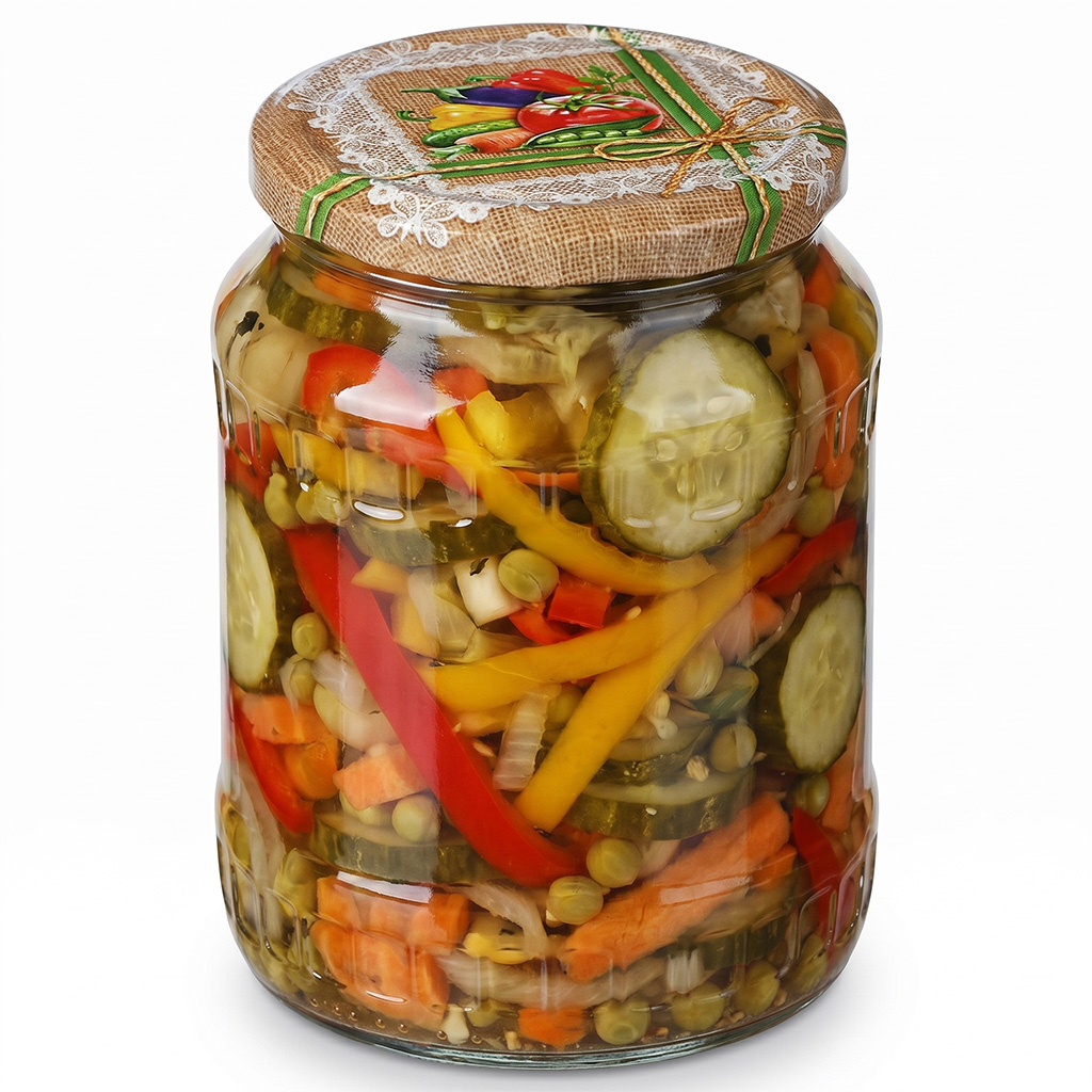 Befőző kupak TO 82 üveghez - RTS - Zöldség 4 - 700 db - teljes doboz