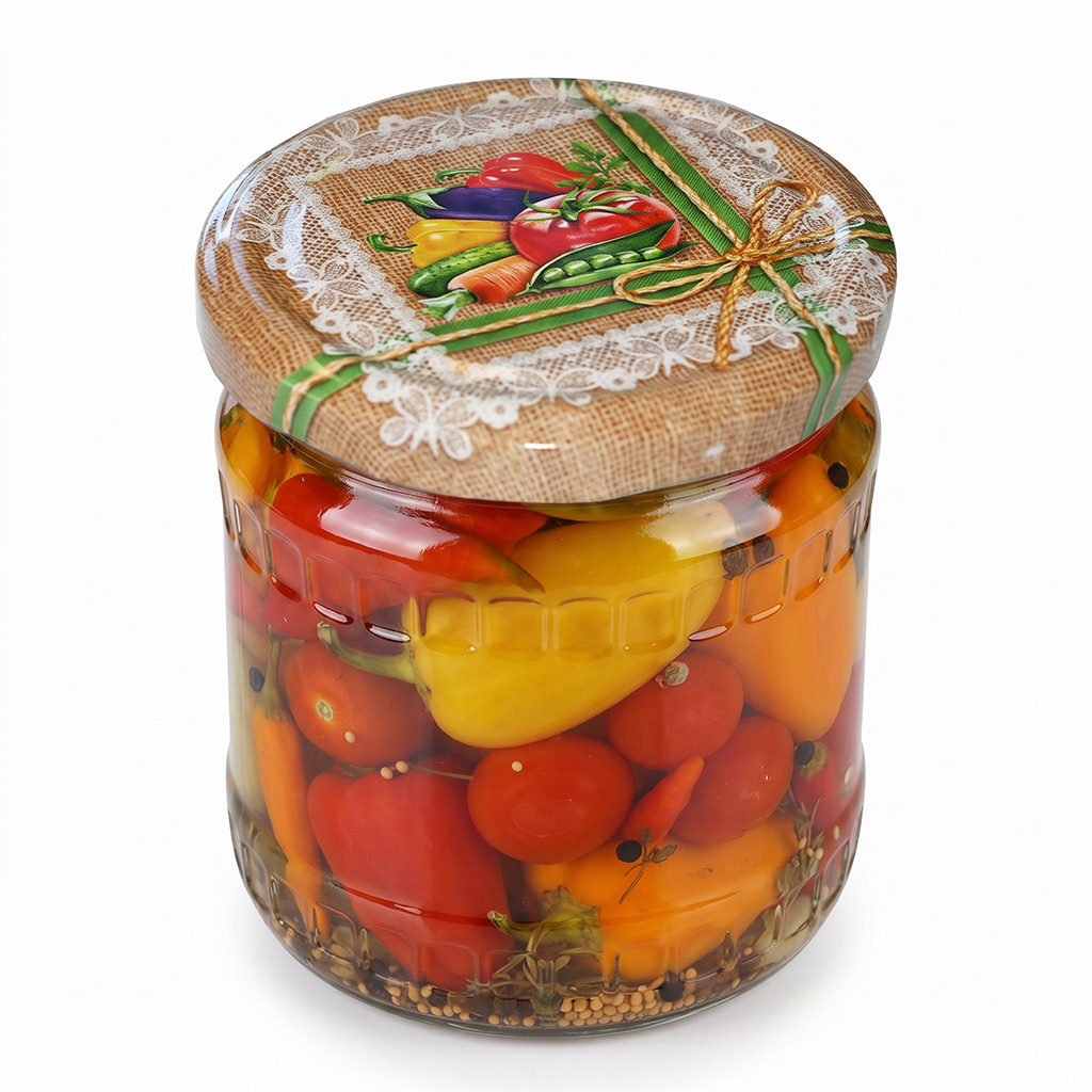 Befőző kupak TO 82 üveghez - RTS - Zöldség 4 - 700 db - teljes doboz